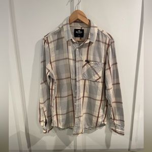 Hollister button up flannel